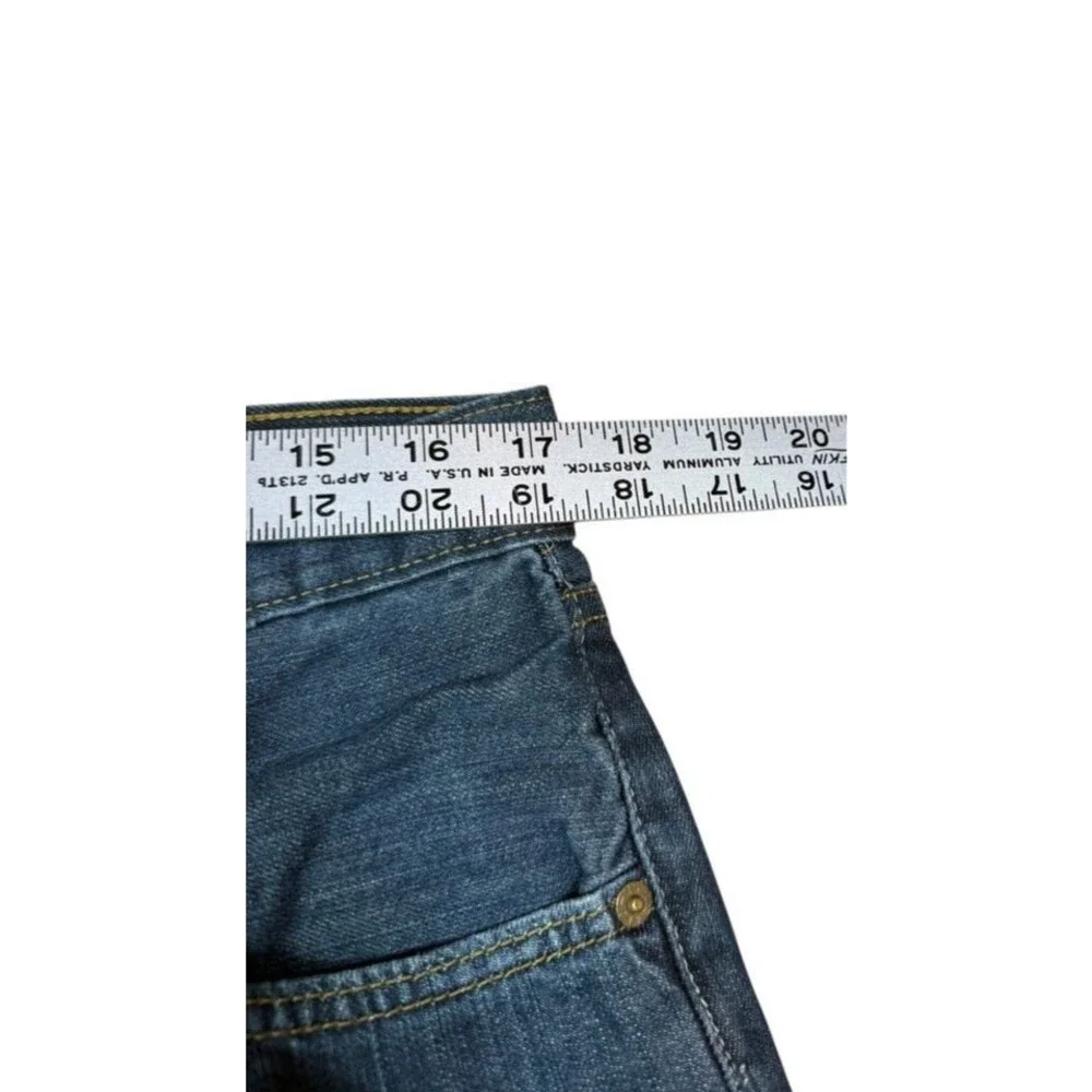 Levis Jeans Mens Size 40x32 Actual 35x31Blue Denim 501 Button Fly Straight Leg